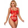 Subblime - 954475 sexy openwork body with bow red
