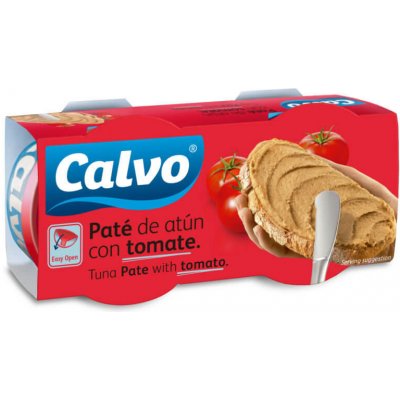 Calvo Tuniakové paté Tomato 2 x 75g