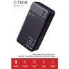 C-TECH Powerbanka 30000mAh, Li-Pol, 20W, USB-C/USB-A/micro USB PBPD-30