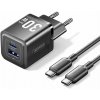 Vention MOBILNÍ NABÍJEČKA DO ZÁSUVKY USB + KABEL/30W 2P TZ-FEQB0-EU-01 VENTION