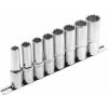 Kľúče nástrčné predĺžené MultiLock, 1/2'' 10-22mm, CrV, EXTOL PREMIUM