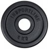 Liatinový olympijský kotúč inSPORTline Castblack OL 5 kg
