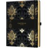 Carnet C&G très grand format ligne baroque gold