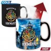 XL Hrnček Harry Potter Hogwarts erb - meniace sa teplom - 460 ml, ABYMUG919