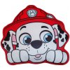 Halantex Tvarovaný 3D vankúš Tlapková patrola Paw Patrol motív Marshall 40x35