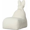 Krémovobiely detský sedací vak Funny Bunny – The Brooklyn Kids