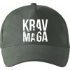 Nápis Krav Maga - Šiltovka so zahnutým šiltom a mosaznou sponou - Univerzálna veľkosť ( Tm. bridlica (šedozelená) )
