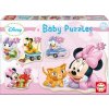 Educa baby detské puzzle Baby Minnie 15612 farebné