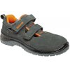 Bennon TOBLER S1 ESD NM SANDAL Bezpečnostné sandále Čierna-Oranžová, 47