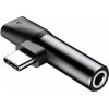 Baseus CATL41-01 Rozbočovač USB-C/3.5mm, černý