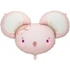 PartyDeco Fóliový balón - Myš 75 x 46 cm