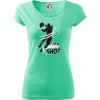 Basketball - jump shot - Dámske tričko Pure - 3XL ( Mätová )