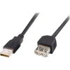 PremiumCord kupaa5bk USB 2.0, prodlužovací, A-A, 5m, černý (kupaa5bk)