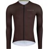 dres FORCE PLAIN dlouhý rukáv, hnědý Velikost: 3XL