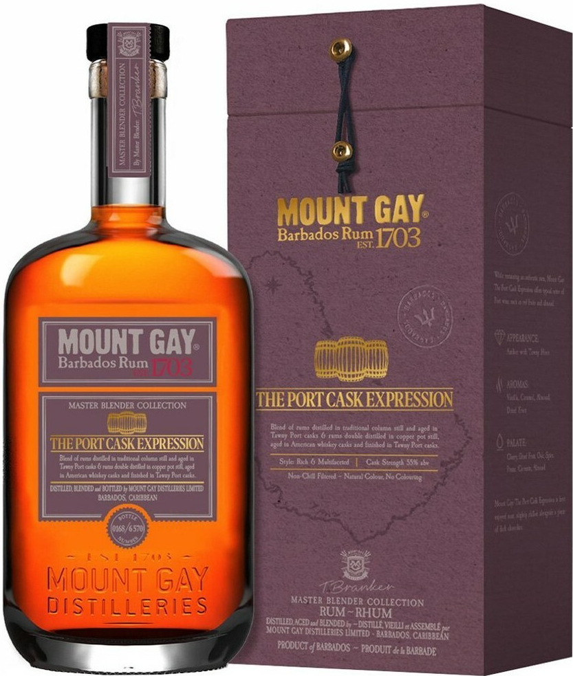 Mount Gay Port Cask 55% 0,7 l (kazeta)