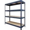Kaisethal Regál Heavy Rack 1770 x 1600 x 600 mm 4 police sivá