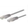 Kábel C-TECH patchcord Cat5e, UTP, šedý, 10m CB-PP5-10