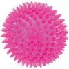 Hračka pes BALL SPIKE TPR POP 13cm s ostny růž Zolux
