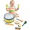 Mac Toys Dětská sada buben s hudebními nástroji