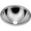 Sapho Nehrdzavejúca oceľ - Umývadlová misa, priemer 31 cm, bez prepadu, nerezová 13028.B