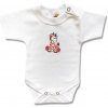 BABY´S WEAR Detské body krátky rukáv ŽIRAFA