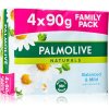 Palmolive Naturals Chamomile tuhé mydlo s harmančekom 4x90 g