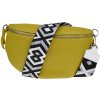 NovaKabelka.sk Reni Grande Pistacchio s prídavným popruhom III kožená talianska crossbody kabelka zelená