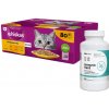 WHISKAS Adult sáčok 80 x 85 g Hydinové kúsky - vlhké krmivo pre dospelé mačky v želé (kúsky s: kuracím, kačacím, hydinovým, morčacím mäsom) & LAB-V Immuno Hard 90 kapsúl