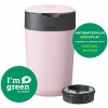 Tommee Tippee Twist & Click kôš na plienky ružový 1 kazeta