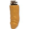 Diablo picante - golden penis-shaped rechargeable lighter