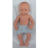 Realistické miminko - chlapeček - Minipikolin ve vyšívaných kalhotkách od firmy Paola Reina ze Španělska (Minipikolin recien nacido 32 cm)