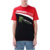 DUCATI tričko DUCATI CORSE MONSTER ENERGY čierna červená - S