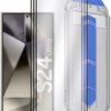 AlzaGuard 2.5D Glass EasyFit DustFree na Samsung Galaxy S24 Ultra – 3 ks v balení s aplikátorom AGD-EFD18P3