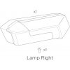 Lamp Right Thule 55005