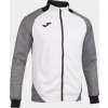 Joma Tréningová mikina ESSENTIAL II JACKET WHITE-BLACK Veľkosť: 3XS