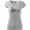Dámske tričko s moto motívom 170 Santa (Moto tričko)