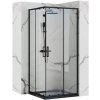 REA Sprchovací kút PUNTO 90x90 - čierna