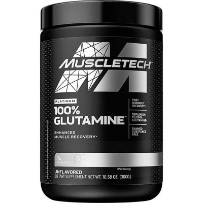 MUSCLETECH Platinum 100% Glutamine 300 g