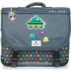 Pol Fox Školské tašky a aktovky CARTABLE SPACE INVADER 38 CM Šedá
