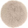 Textilomanie Okrúhly vankúš MATS 40cm svetlo sivý 40x45