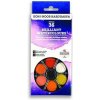 Koh-i-noor vodové farby/vodovky BRILLIANT okrúhle 36 farieb