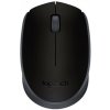 LOGITECH M171 Wireless Mouse (910-004424) WiFi (USB prijímač) / Optická (1000 dpi) / Skrolovacie koliesko / Čierna / / 1x AA