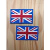 Nažehlovačka - Spojené kráľovstvo 5,2 x 3,2 cm
