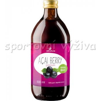 Allnature Acai Berry Bio pyré 500 ml