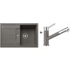 Blanco SET 09-D 24 drez silgranit METRA 45 S 78x50 cm Sivá Vulkán+bat. Kano-S Sivá Vulkán 527289+526952