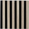 Akustický panel čierny podklad / lamely dub sonoma 270x30 cm