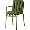 HAY Textilný podsedák Palissade Chair and Armchair Soft Quilted Cushion, olive