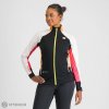 Sportful APEX dámska bunda, black/white/yellow/pink S
