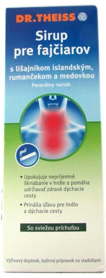 Dr.Theiss Sirup pre fajčiarov 250 ml