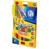 Astra dúhové jumbo pastelky 12 ks s strúhadlom
